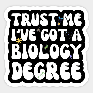 Funny Biology Major Graduation Biologist Humor Sticker